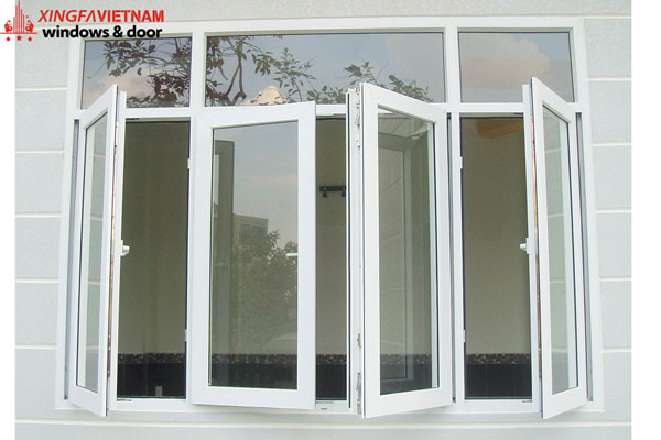 CỬA NHÔM XINGFA HỆ 55 BỐN CÁNH CAO CẤP CHO MẶT TIỀN RỘNG