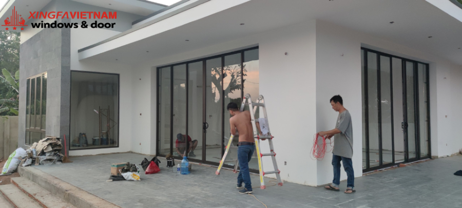 Thi công cửa nhôm XingFa tại Bình Thuận