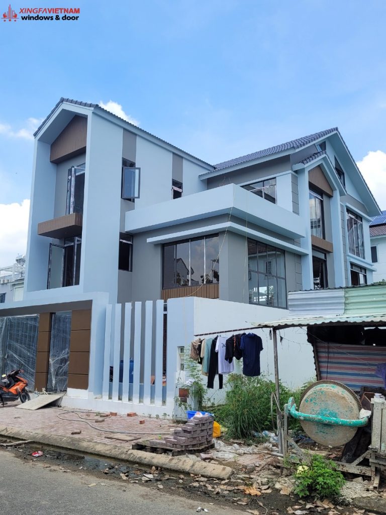 Công trình cửa nhôm Xingfa nhà anh Quang – Bình Chánh
