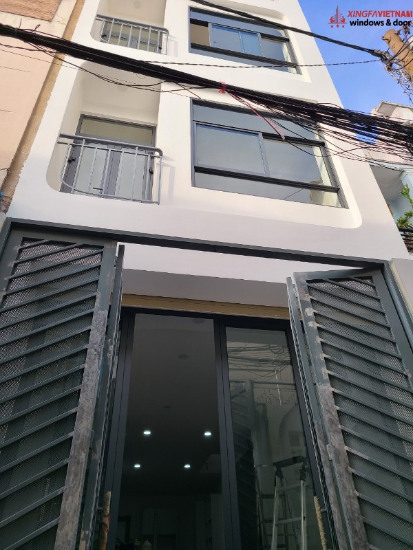 Công trình cửa nhôm Xingfa nhà anh Tân ở Tân Phú