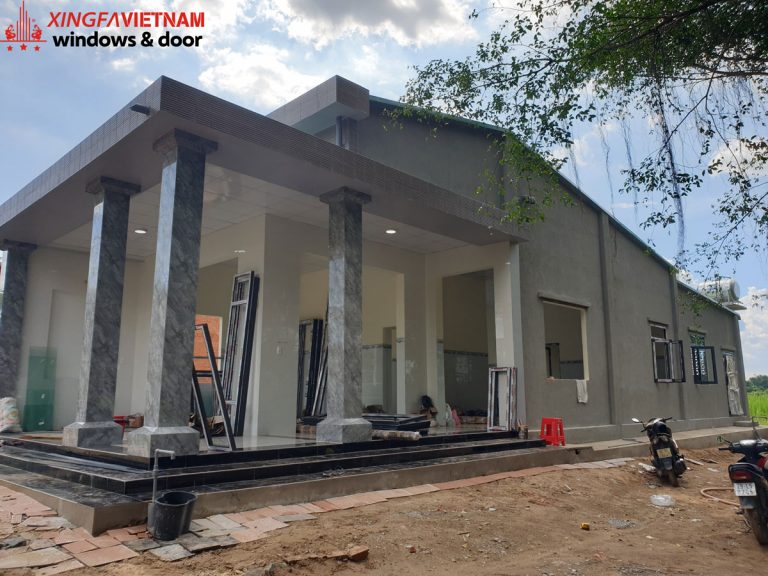 Công trình thi công cửa nhôm Xingfa tại nhà chị Hiền – anh Phong