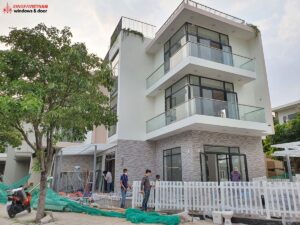 Hình ảnh thực tế công trình cửa nhôm Xingfa tại nhà anh Bảo ở Thủ Đức TPHCM