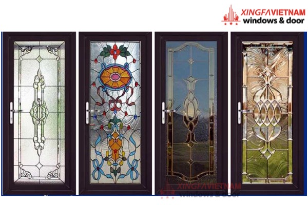 Kính hoa văn nghệ thuật độc đáo ứng dụng thi công dự án