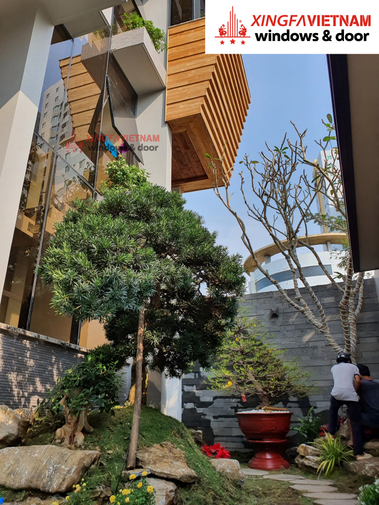 Công trình thực tế cửa nhôm Xingfa Quận 12.
