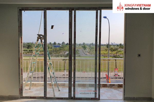 Công trình lắp đặt cửa nhôm Xingfa quận 9 – gia đình anh Dũng