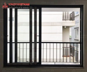 cửa sổ ba cánh mở xếp trượt