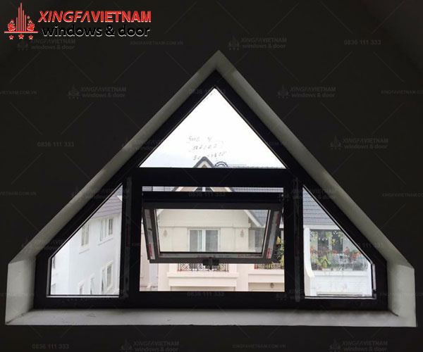 Cửa sổ nhôm mở hất nhôm Xingfa Quảng Đông