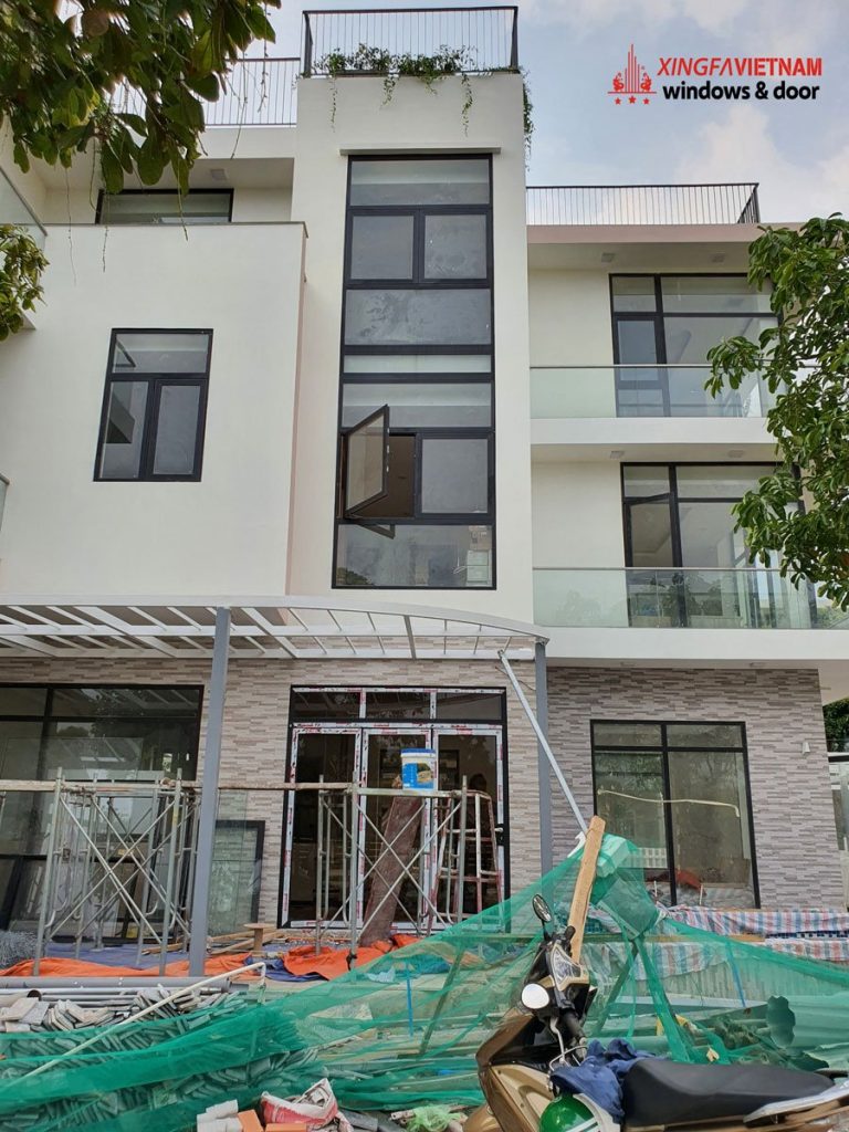 Cửa nhôm Xingfa chính hãng tại nhà anh Bảo ở Thủ Đức