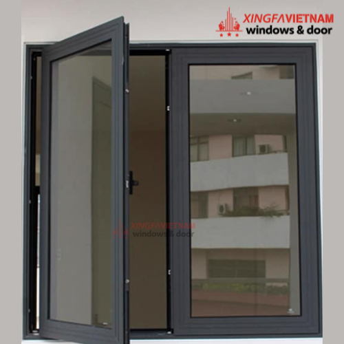 Cửa sổ nhôm mở quay nhôm Xingfa Quảng Đông