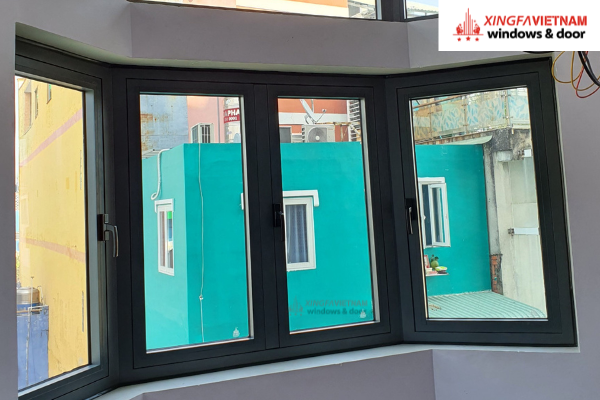 Cửa sổ mở quay 4 cánh Xingfa Quảng Đông