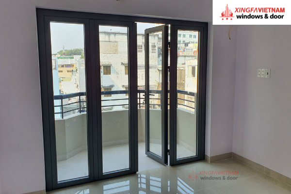 Công trình lắp đặt cửa nhôm Xingfa quận 5 – anh Hoà