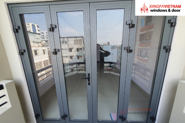Sau khi lắp đặt cửa nhôm Xingfa 4 cánh