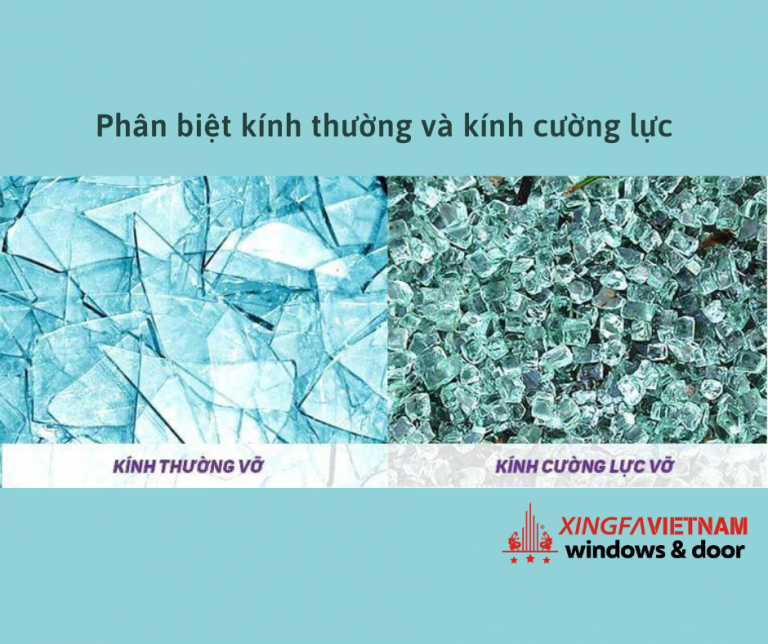 Phân biệt kính thường và kính cường lực