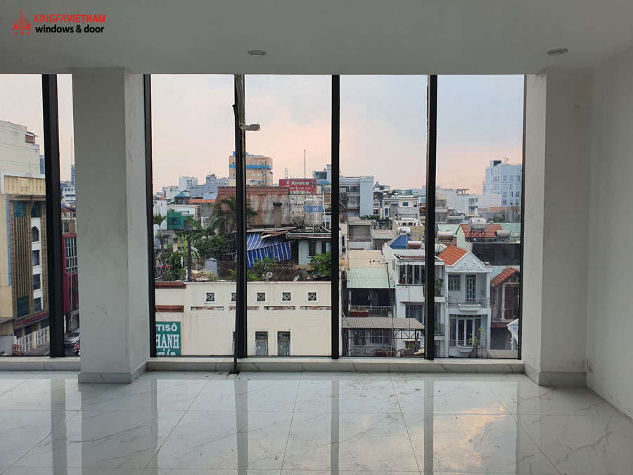 Ảnh thực tế công trình vách mặt dựng quận 1