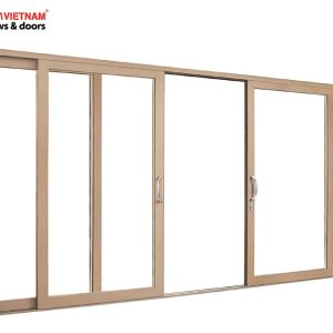 Cửa đi 4 Cánh Mở Lùa Châu âu Hệ Nhôm C Class 120
