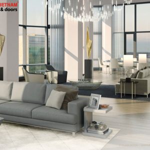 Cửa Sổ 1 Cánh Mở Quay Hệ 65 4