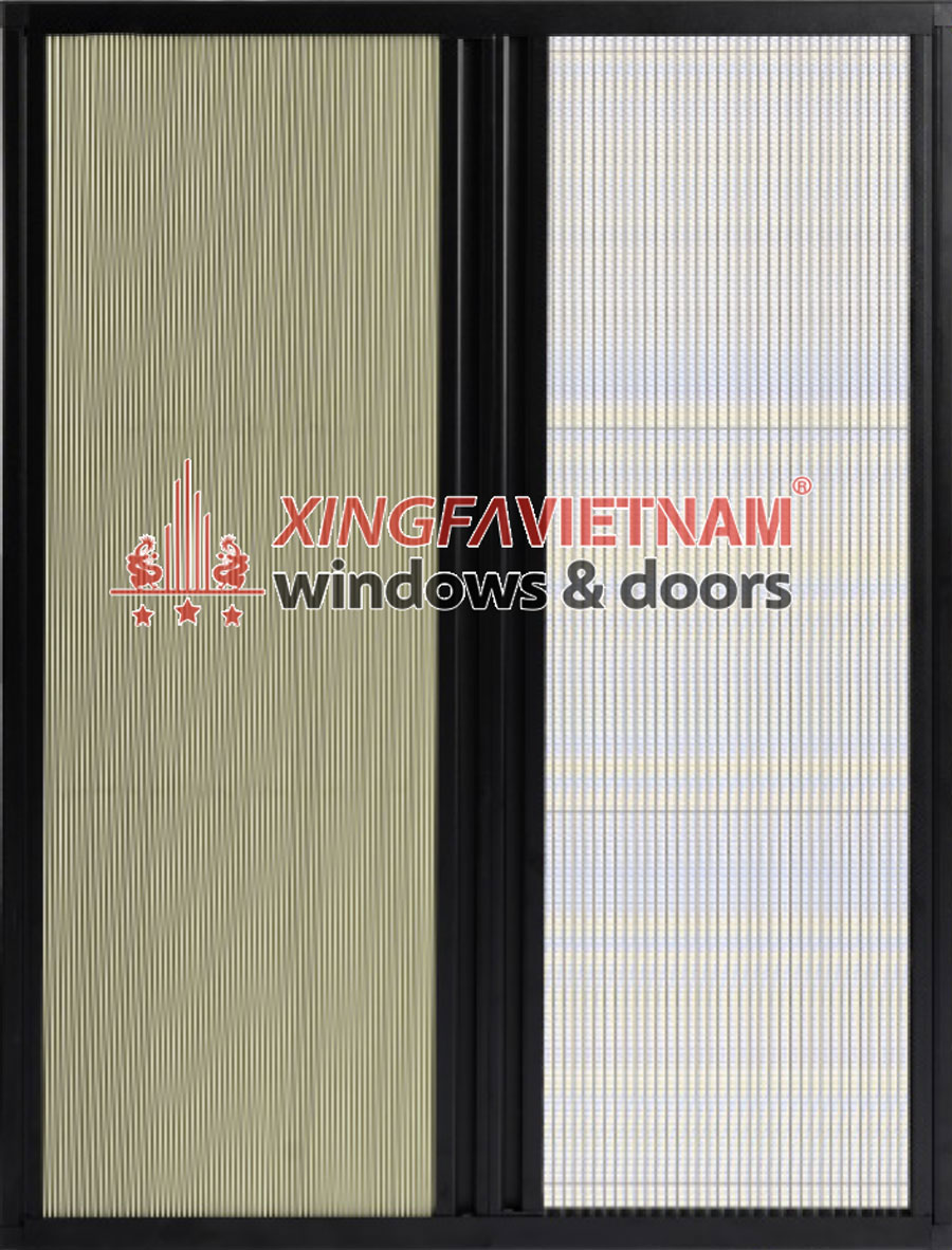 Cửa Lưới Kết Hợp Rèm Tổ Ong Hệ 26