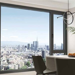 Cửa Sổ Mở Quay Nhôm Cầu Cách Nhiệt Hệ 66