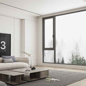 Cửa Sổ Mở Quay Nhôm Không Cầu Cách Nhiệt C Class Hệ 60
