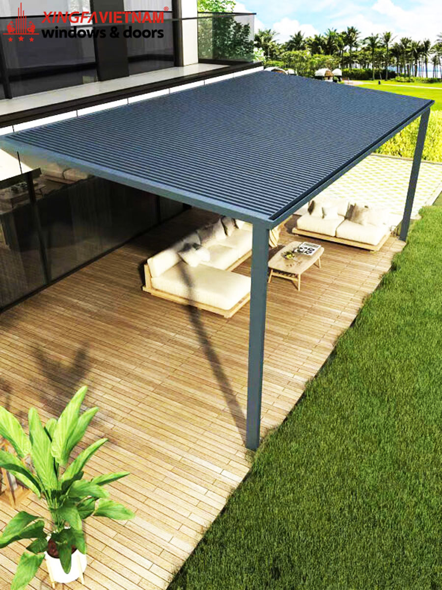 Hình ảnh 3D Mái Lợp Nhôm Cao Cấp