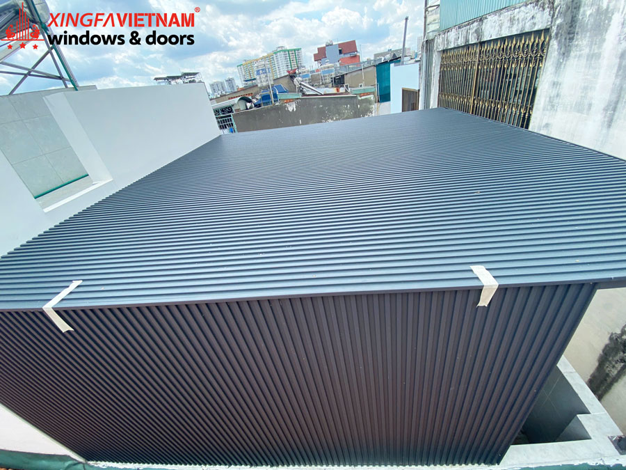 Hình ảnh Thực Thế Mái Lợp Nhôm