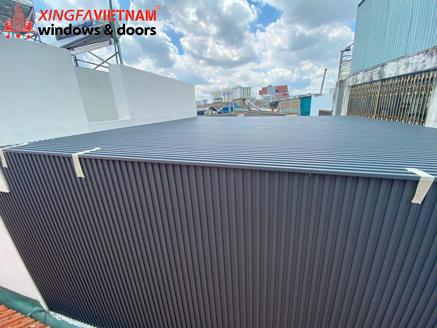 Hình ảnh Thực Thế Mái Lợp Nhôm