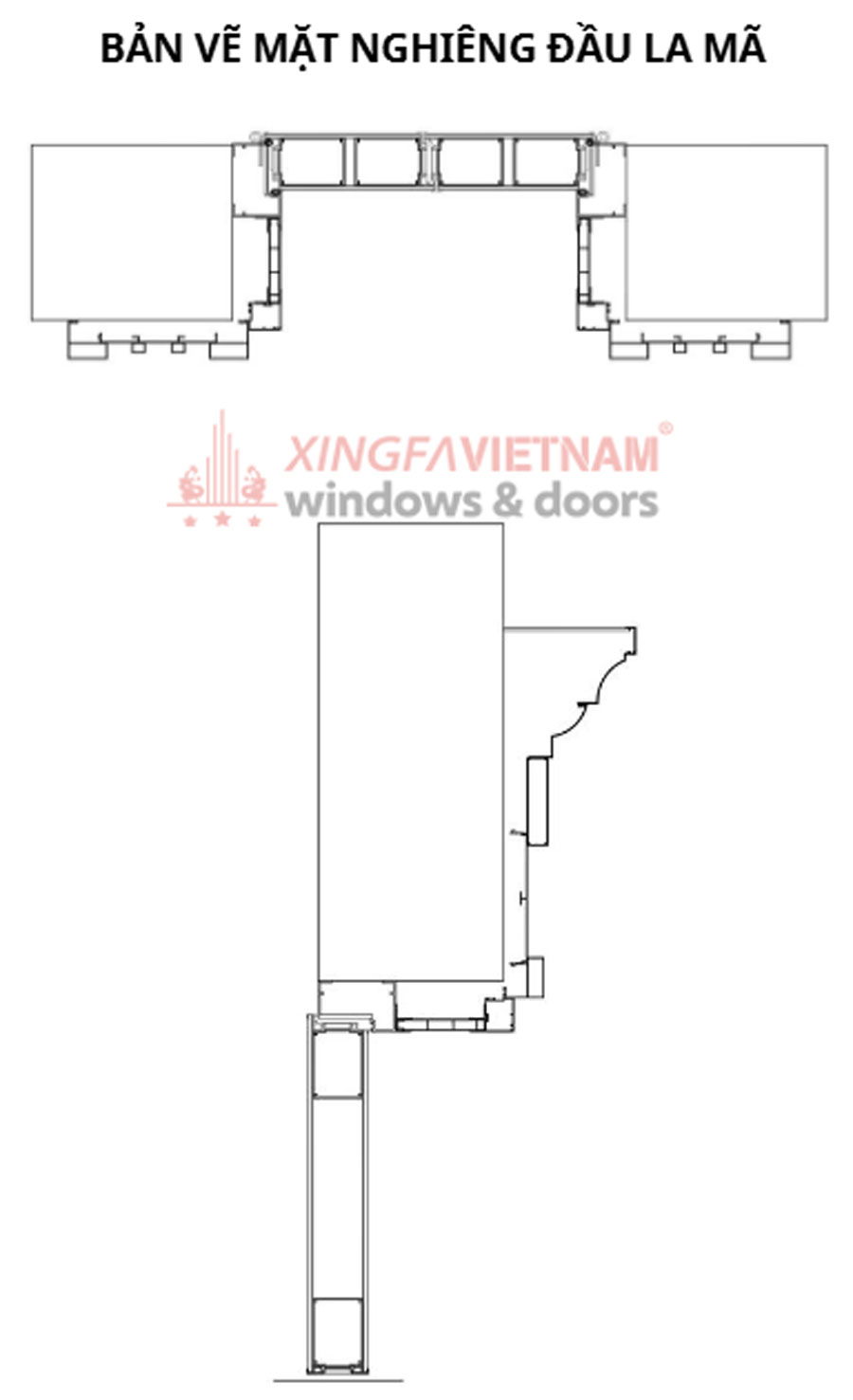 Bản Vẽ Mặt Nghiên đầu La Mã
