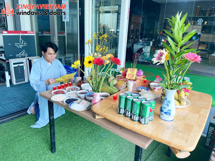 Hình ảnh cúng Mừng Khai Trương Công Ty