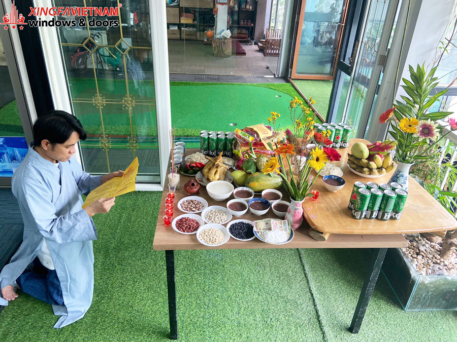 Hình ảnh cúng Mừng Khai Trương Công Ty