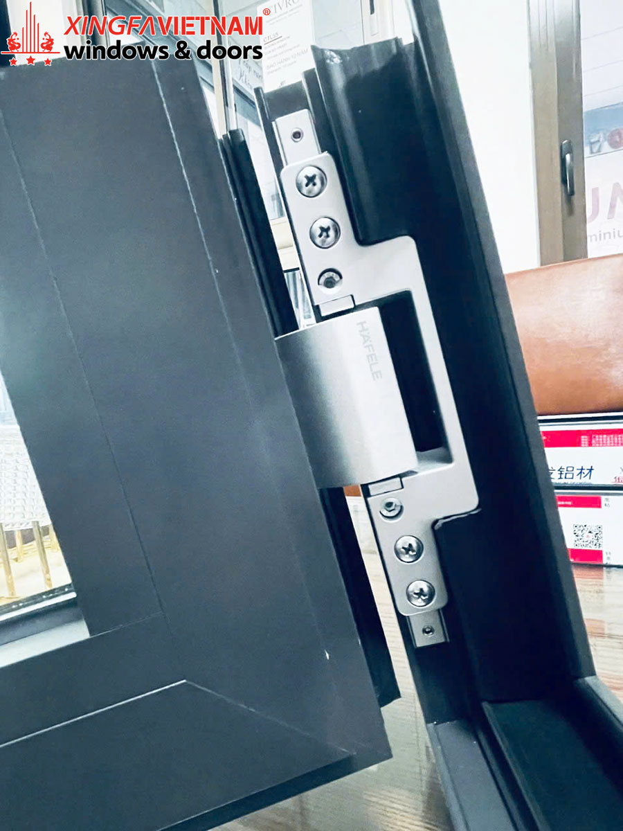 Thanh Profile Nhôm Cầu Cách Nhiệt Bản Lớn Bản Lề âm 6 Thanh Profile Nhôm Cầu Cách Nhiệt Bản Lớn Bản Lề âm 6