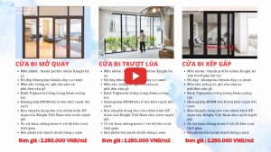 Báo Giá Mới Nhất Cửa Nhôm Kính Xingfa Tem đỏ Quảng đông Chính Hãng 100% Xingfa Việt Nam