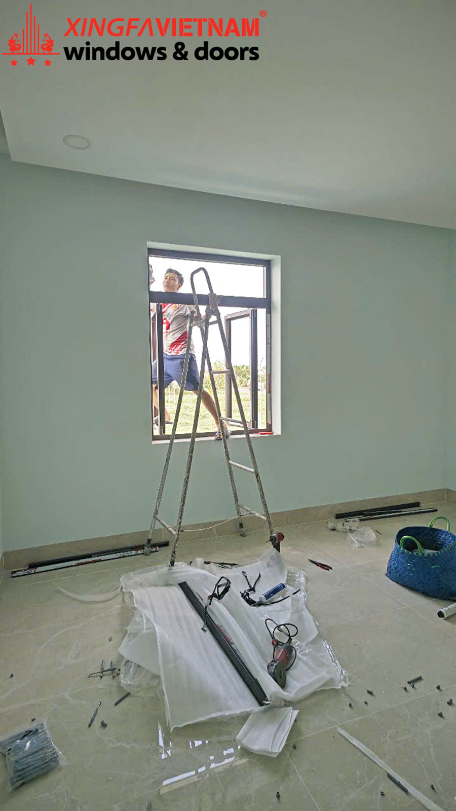 Cập Nhật Tiến độ Thi Công Lắp đặt Cửa Cho Anh Cường
