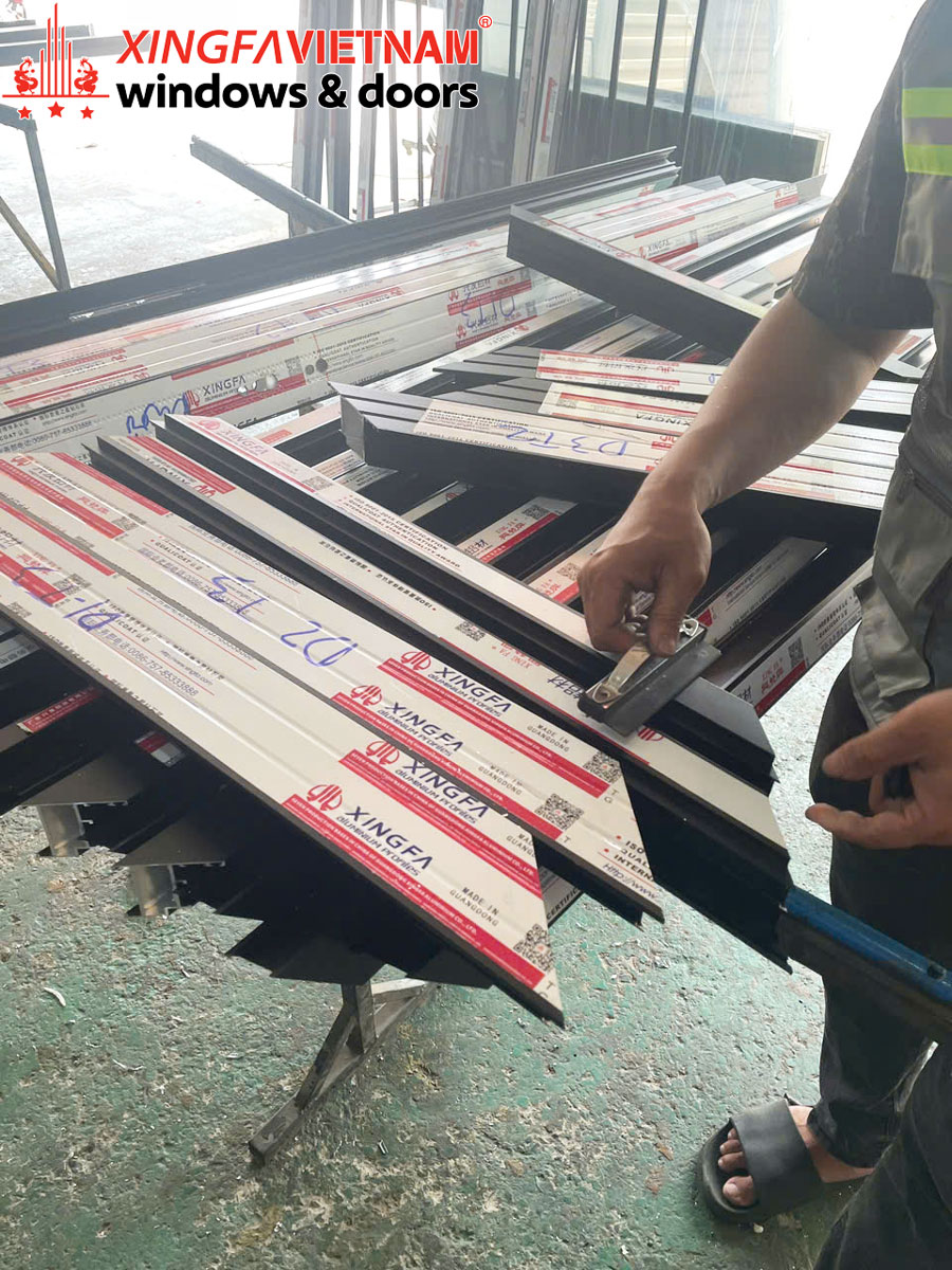 Hình ảnh Sản Xuất Cửa Nhôm Xingfa Quảng Đông Chính Hãng Quận 9 6