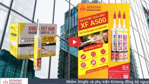 Keo Silicone Xf A500 Keo Chuyên Dụng Cho Cửa Nhôm Kính Bảo Hành 10 Năm 2