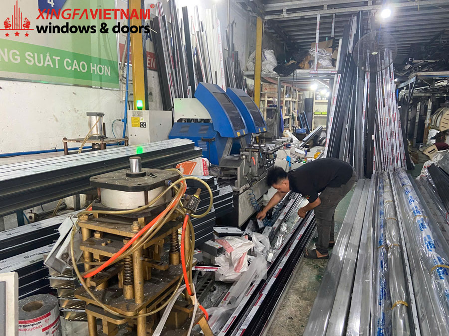 Cập Nhật Tiến độ Sản Xuất Cửa Nhôm Hệ Châu Âu Bản Cánh Lớn Cho Anh Quý Tại Quận 12 (6)