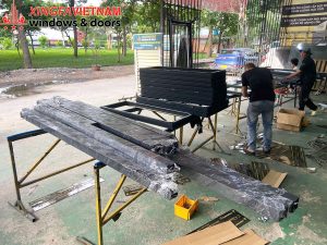 Cập Nhật Tiến độ Sản Xuất Cửa Nhôm Hệ Châu Âu Bản Cánh Lớn Cho Anh Quý Tại Quận 12 (9)