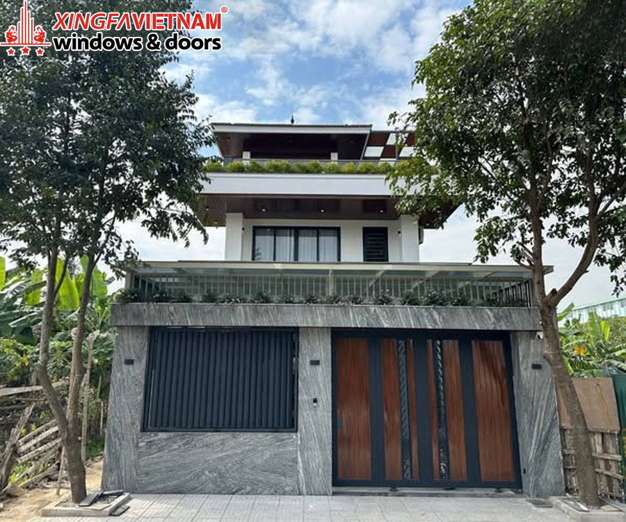 Hình Ảnh Hoàn Thành Công Trình Cửa Nhôm Xingfa Hệ Châu Âu Nhập Khẩu Cho Anh Minh