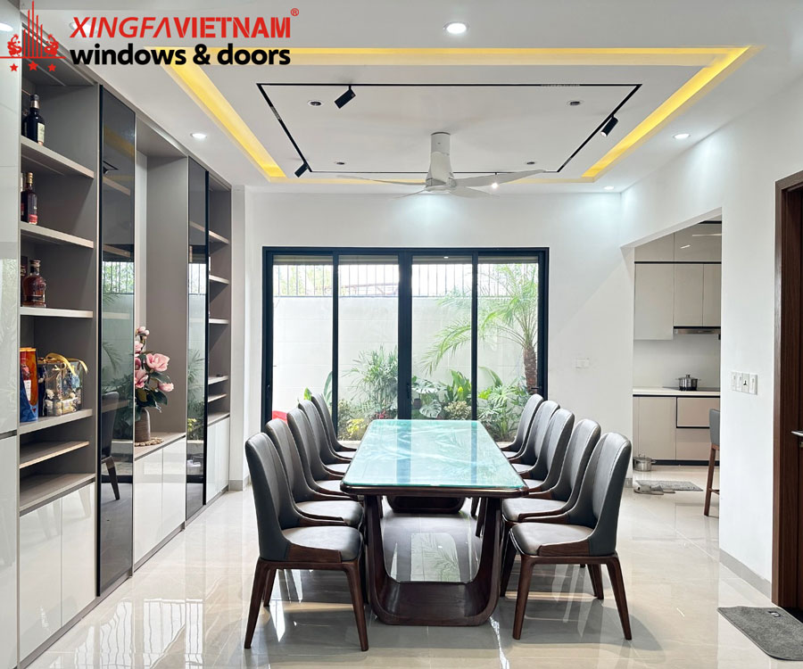 Hình Ảnh Hoàn Thành Công Trình Cửa Nhôm Xingfa Hệ Châu Âu Nhập Khẩu Cho Anh Minh
