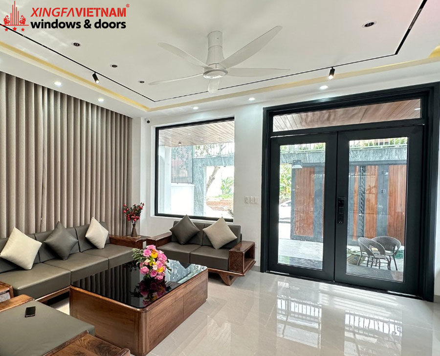 Hình Ảnh Hoàn Thành Công Trình Cửa Nhôm Xingfa Hệ Châu Âu Nhập Khẩu Cho Anh Minh