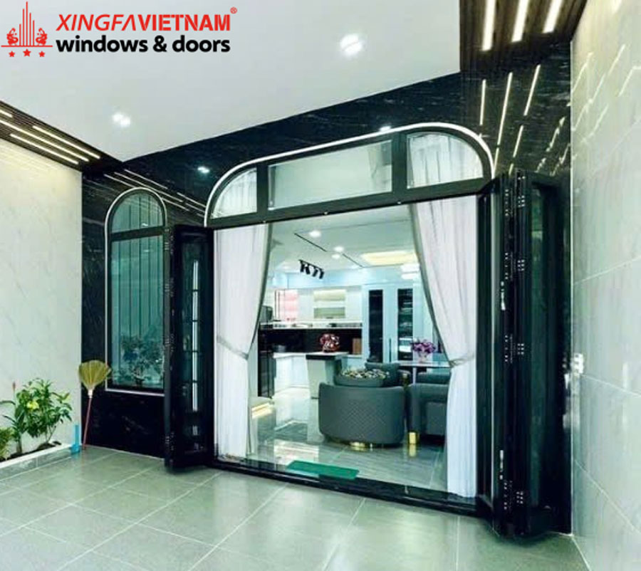 Hình Ảnh Hoàn Thành Công Trình Cửa Nhôm Xingfa Quảng Đông Chính Hãng Cho Anh Quý