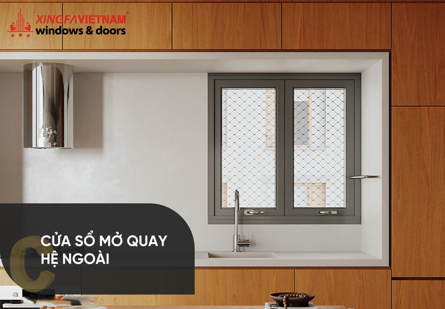 Cửa Sổ Mở Quay Ngoài Nhôm Xingfa C-Class Hệ 65D