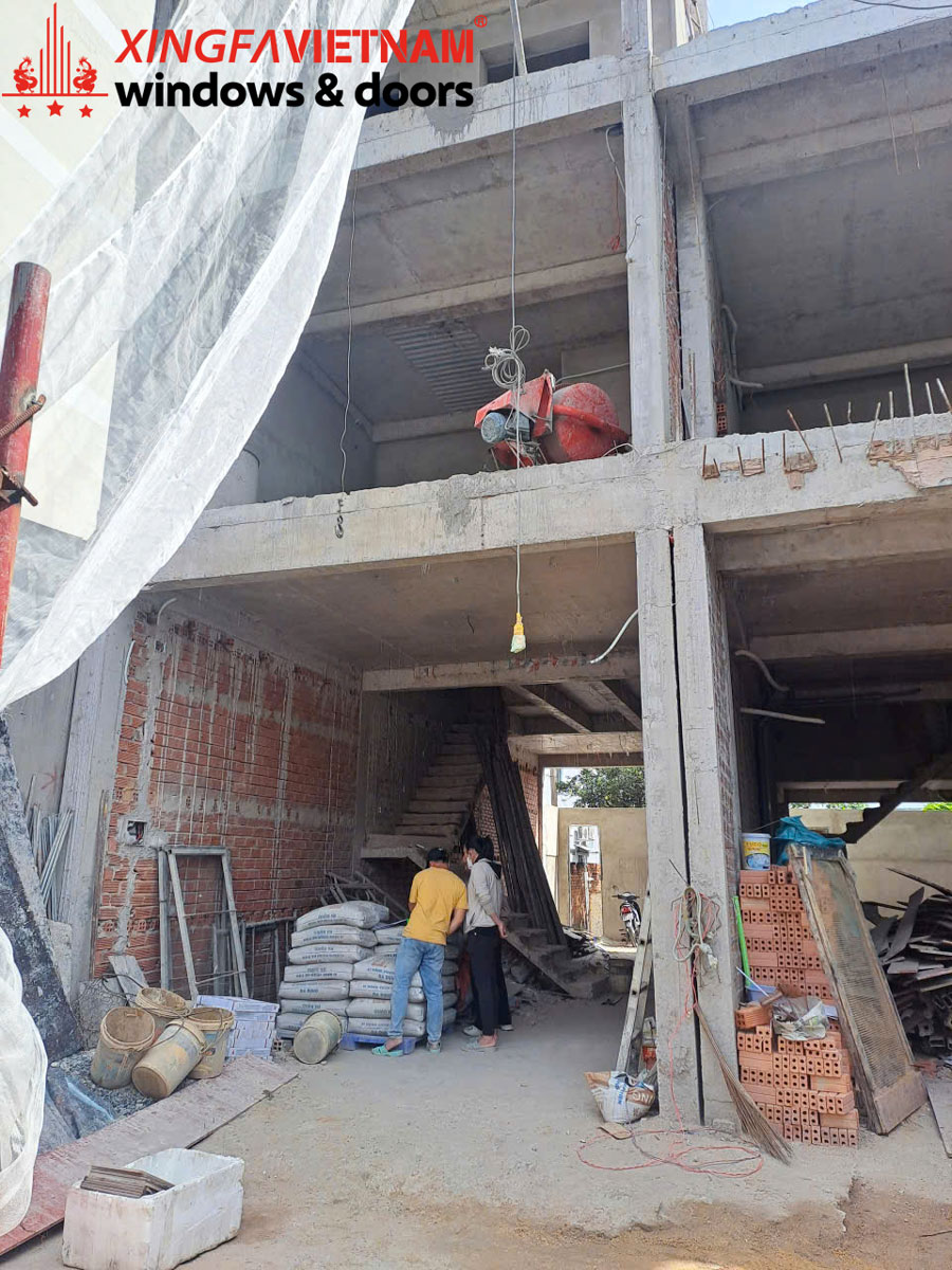 Hình ảnh thực tế tại công trình nhà anh Thịnh