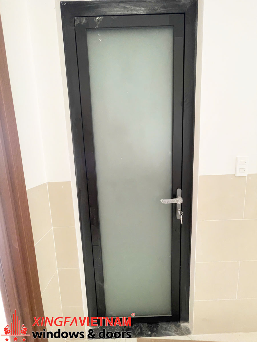 Hình ảnh hoàn thành hạng mục cửa nhôm của công ty Quang Huy