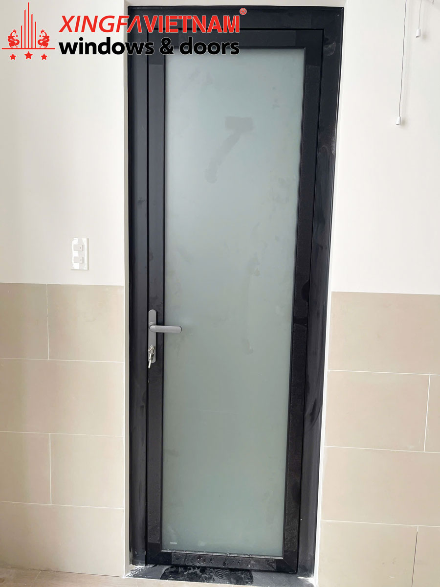 Hình ảnh hoàn thành hạng mục cửa nhôm của công ty Quang Huy