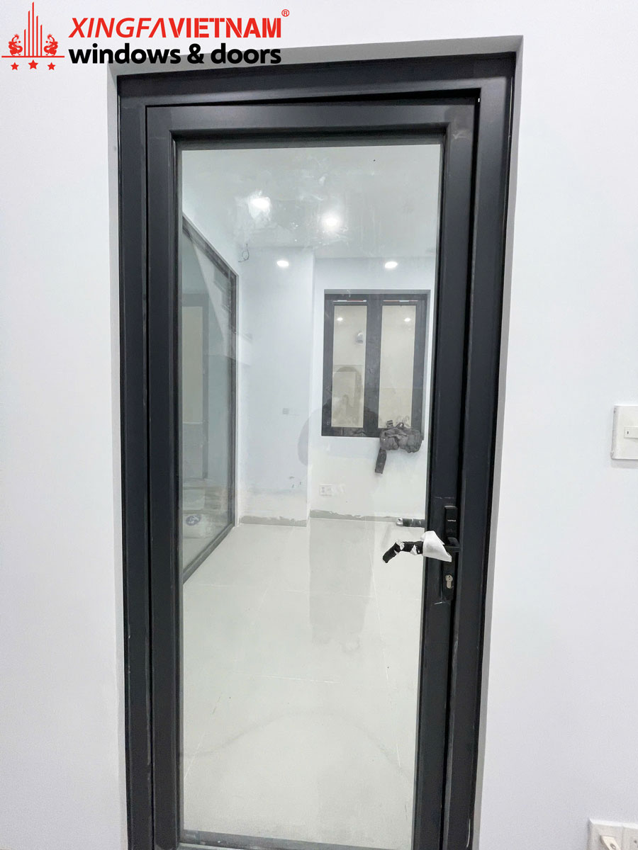 Hình ảnh hoàn thành hạng mục cửa nhôm của công ty Hải Nam