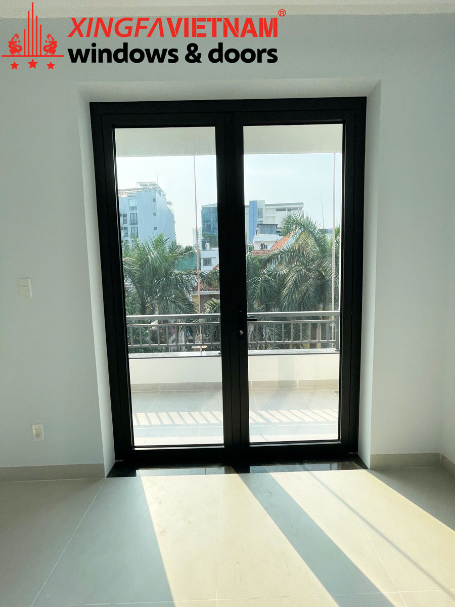 Hình ảnh hoàn thành hạng mục cửa nhôm của công ty Hải Nam