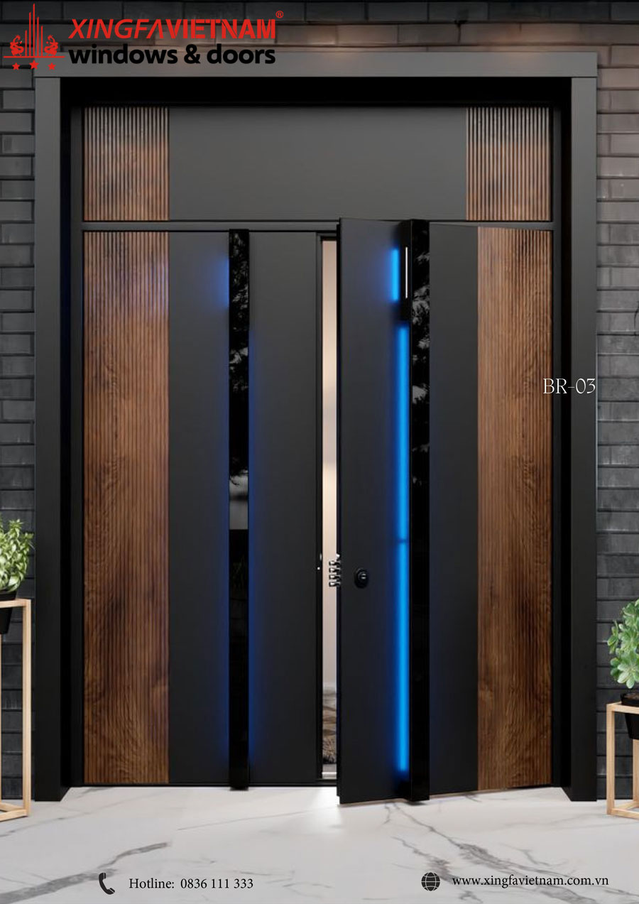 Cửa Chính Biệt Thự Cao Cấp - BR03