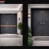 Cửa Sảnh Tân Cổ Điển Điêu Khắc Hiện Đại (13)