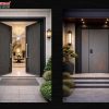 Cửa Sảnh Tân Cổ Điển Điêu Khắc Hiện Đại (16)