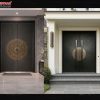Cửa Sảnh Tân Cổ Điển Điêu Khắc Hiện Đại (9)